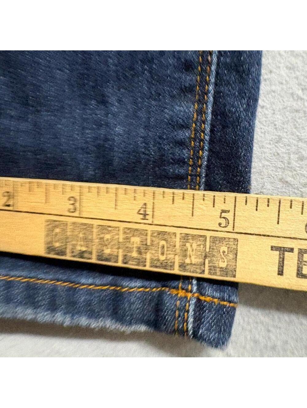 Sneak Peek Distressed Skinny Jeans Womens Size 9 Blue Denim Ripped Low Rise - Picture 6 of 13